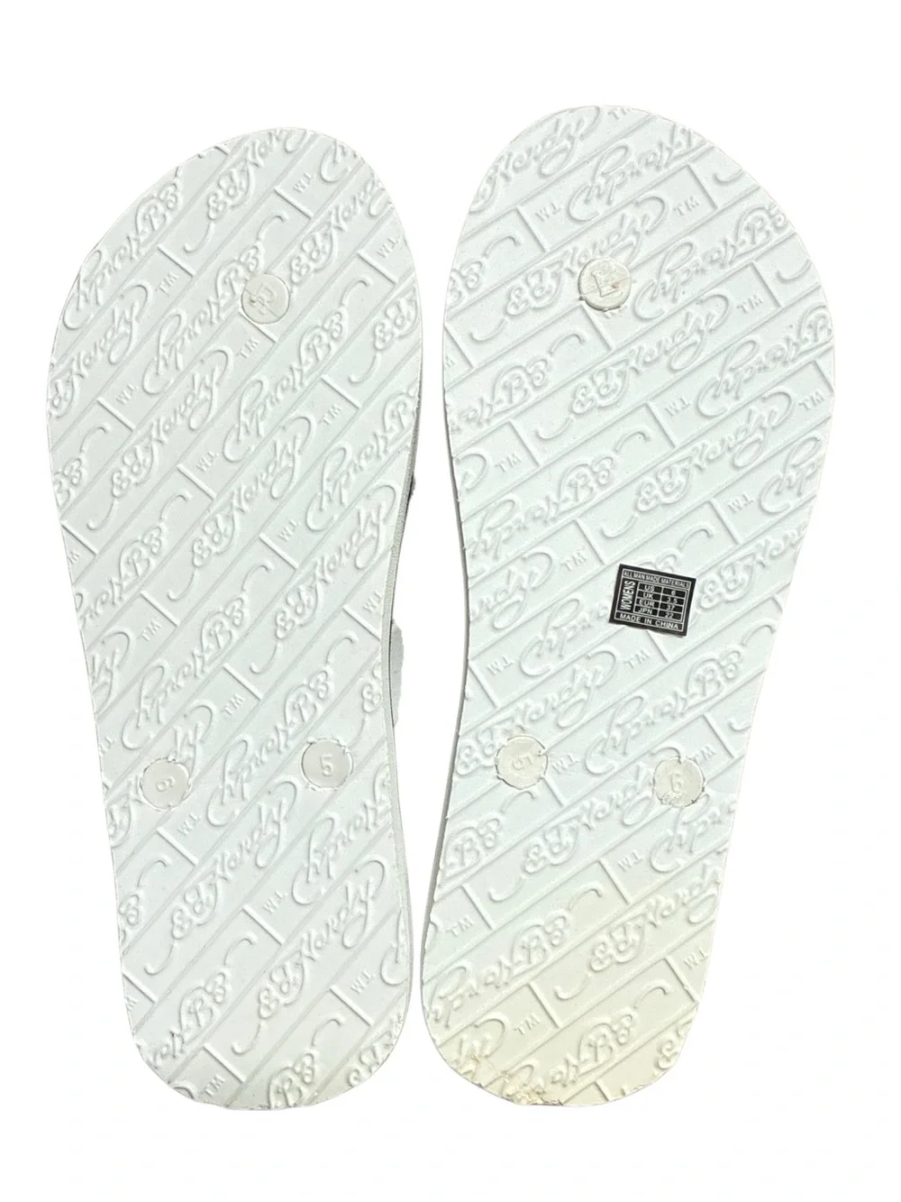ED HARDY FLIP FLOPS Y2K